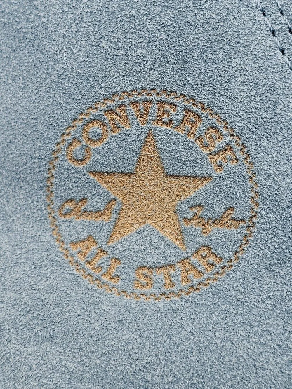 CONVERSE C T All Star Modern Lift Platform Suede BLUE A06816 Women's Size 5- NEW